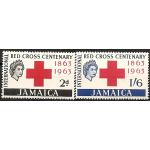 Jamaica 1963 Stamps Red Cross Centenary