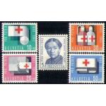 Switzerland 1963 Stamps Red Cross Blood Donation