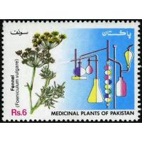 Pakistan Stamps 1993 Medicinal Plants of Pakistan Saunf /Fennel