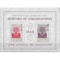 Argentina 1960 Stamps World Refugee Year MNH