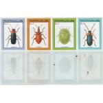 Pakistan 1990 Stamps Unissued Insects