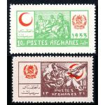 Afghanistan 1953 Stamps Red Cross Red Half Moon MNH
