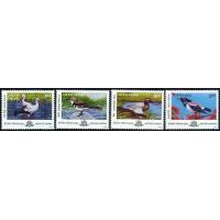 India Stamps 2000 Migratory Birds 4v Set MNH