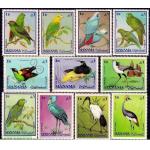 Manama 1969 Stamps Imperf Bird of Paradise Ibis Shoebill Stork