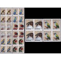 Manama 1972 Stamps Parrots Falcon Eagle Raptors Birds MNH