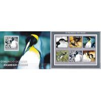 Mozambique 2007 S/Sheet Stamps Birds Penguins
