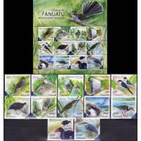 Vanuatu 2012 Stamps Sheet & Stamps Birds MNH