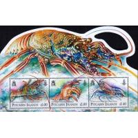 Pitcarin Island 2015 Stamps Odd Shape Crabs MNH