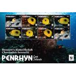 WWF Penrhyn 2017 Stamps Butterfly Fish MNH