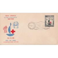 Pakistan Fdc 1963 Red Cross Centenary