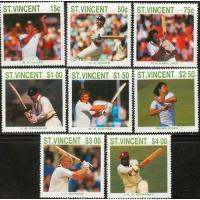 St Vincent 1988 Cricket Legends Imran Khan Kapil Dev Ian Botham