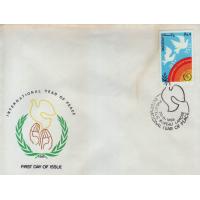 Pakistan Fdc 1986 International Year of Peace