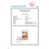Pakistan Fdc 1995 Brochure & Stamp Juniper Forests At Ziarat
