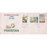 Pakistan Fdc 1996 & Stamps World Cup Cricket Final Imran Khan