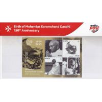 Malta 2019 Presentation Pack Birth Anniversary of Mahatma Gandhi