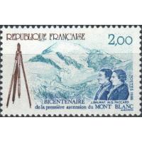 France 1986 Stamp Bicentary Of First Ascent Mont Blanc