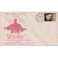India 1969 Fdc Martin Lutherking Bombay Cancellation