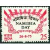 India 1975 Fdc & Stamp Namibia Day
