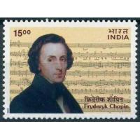 India 2001 Stamp Fryderic Chopin Music