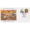 India Fdc 2006 First Day Brochure Children Day Children Painting