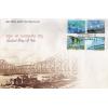 India Fdc 2007 Brochure S/Sheet Stamps Landmark Bridges Of India