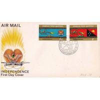Papua New Guinea 1975 Fdc Independence Day