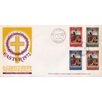 St.Christopher 1972  Fdc Nevis • Anguilla Fdc Easter 1972