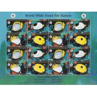 WWF Micronesia 1995 Stamps Butterfly-Fish MNH