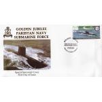Pakistan Fdc 2014 Golden Jubilee Pakistan Navy Submarine Force