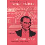 Pakistan Fdc 1963 Brochure & Stamp Kemal Ataturk