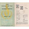 Pakistan Fdc 1968 Brochure & Stamp Intl Year for Human Right