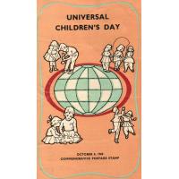 Pakistan Fdc 1969 Brochure & Stamp Universal Children's Day