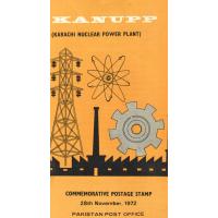 Pakistan Fdc 1972 Brochure & Stamp Karachi Nuclear Power Plant