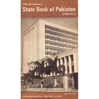 Pakistan Fdc 1973 Brochure & Stamps State Bank Of Pakistan