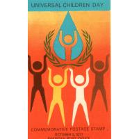 Pakistan Fdc 1977 Brochure & Stamp Universal Children's Day
