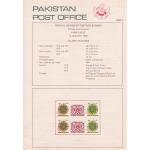 Pakistan Fdc 1980 Brochure & Stamps Special Definitive Series