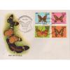 Pakistan Fdc 1983 Brochure & Stamps Butterflies