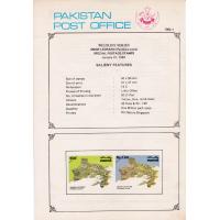 Pakistan Fdc 1984 Brochure & Stamps Snow Leopard