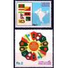 Pakistan Fdc 1985 Brochure & Stamps Saarc Summit Dhaka