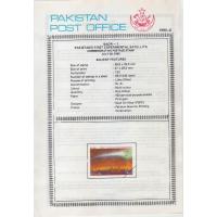 Pakistan Fdc 1990 Brochure & Stamp FirstSpace Satellite