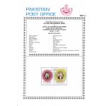 Pakistan Fdc 1997 Brochure Stamps Allama Iqbal & Maulana Rumi