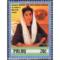 Palau 2000 Stamp Benazir Bhutto