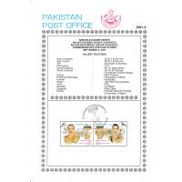 Pakistan Fdc 2001 Brochure & Stamps Nishan e Haider Major Akram