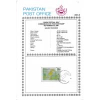 Pakistan Fdc 2001 Brochure & Stamp Sindh Festival – 2001