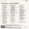 Rare Gems Talat Mahmood EMI CD