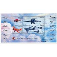 India 2007 Stamps S/Sheet Awacs Dhruv Helicopter Aircraft