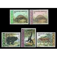 Laos 1969 Stamps Sc # ##192-3 C59-61 Stamps Wildlife Animals MNH